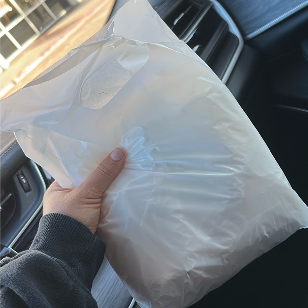 White Plastic Shopping Bag